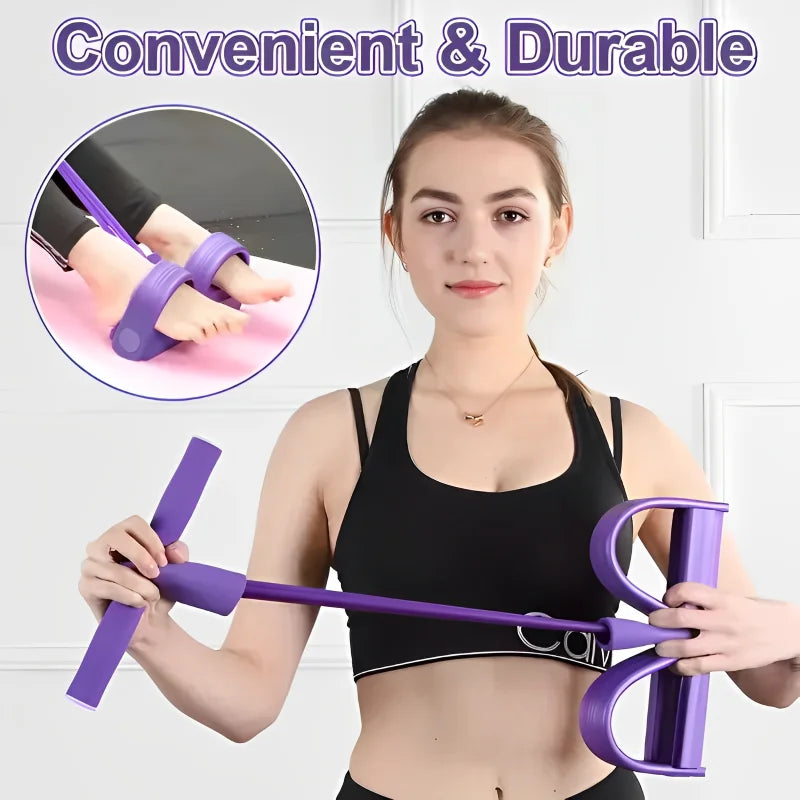 Four-Tube Pedal Tensioner – Multi-Functional Home Fitness