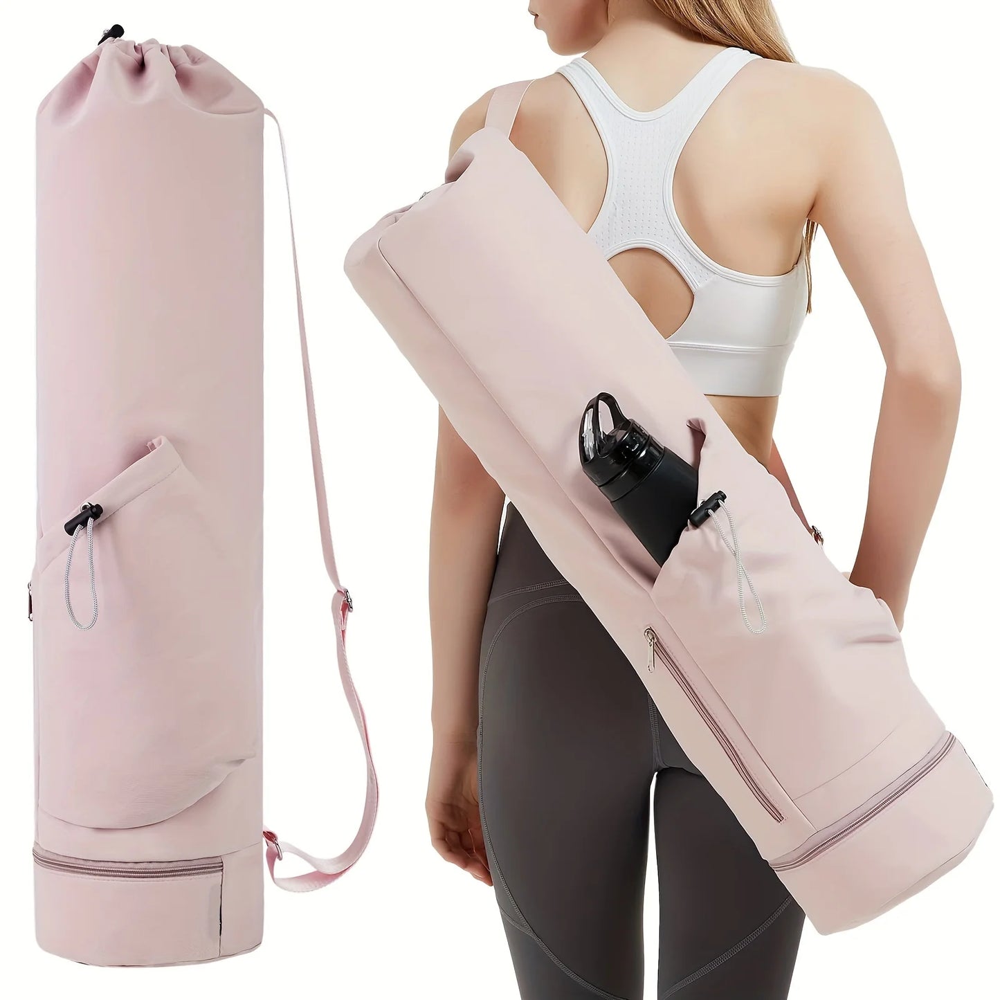 Yoga Mat Bag – Shoulder Strap with Water & Wet Pocket