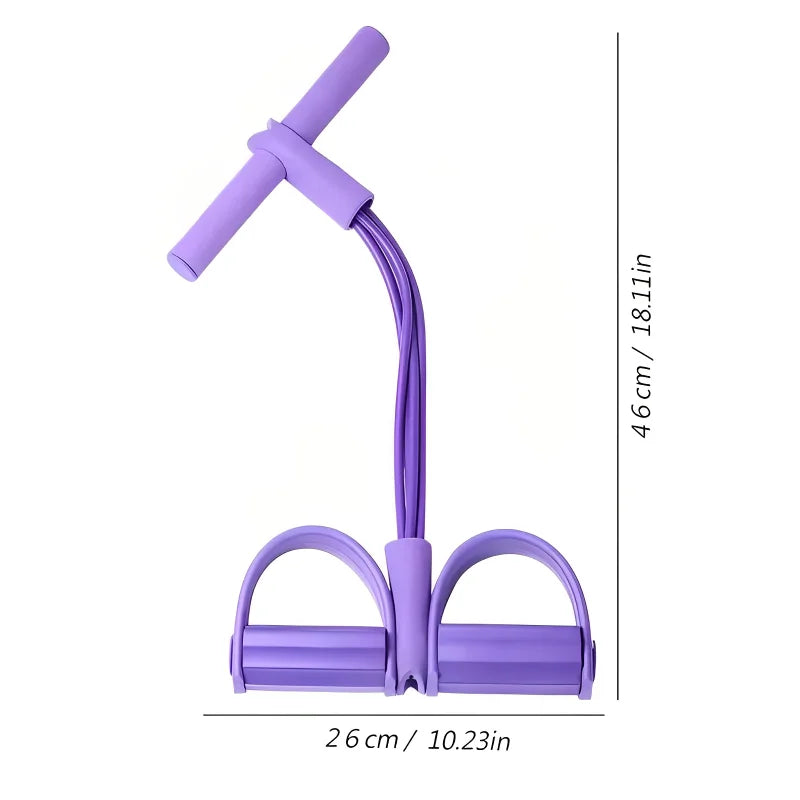 Four-Tube Pedal Tensioner – Multi-Functional Home Fitness