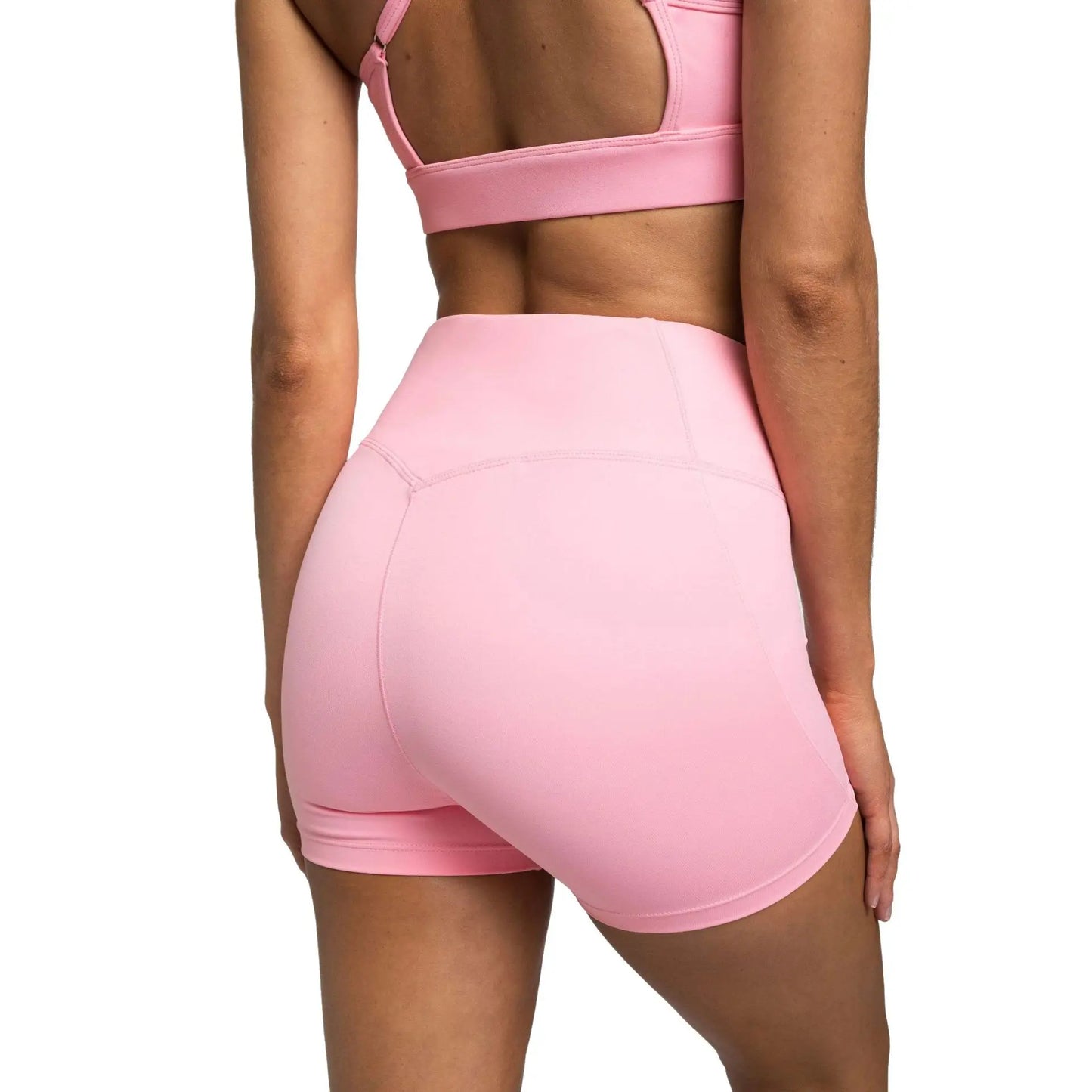 Women’s Yoga Set – Seamless Bra + Shorts Workout Outfit