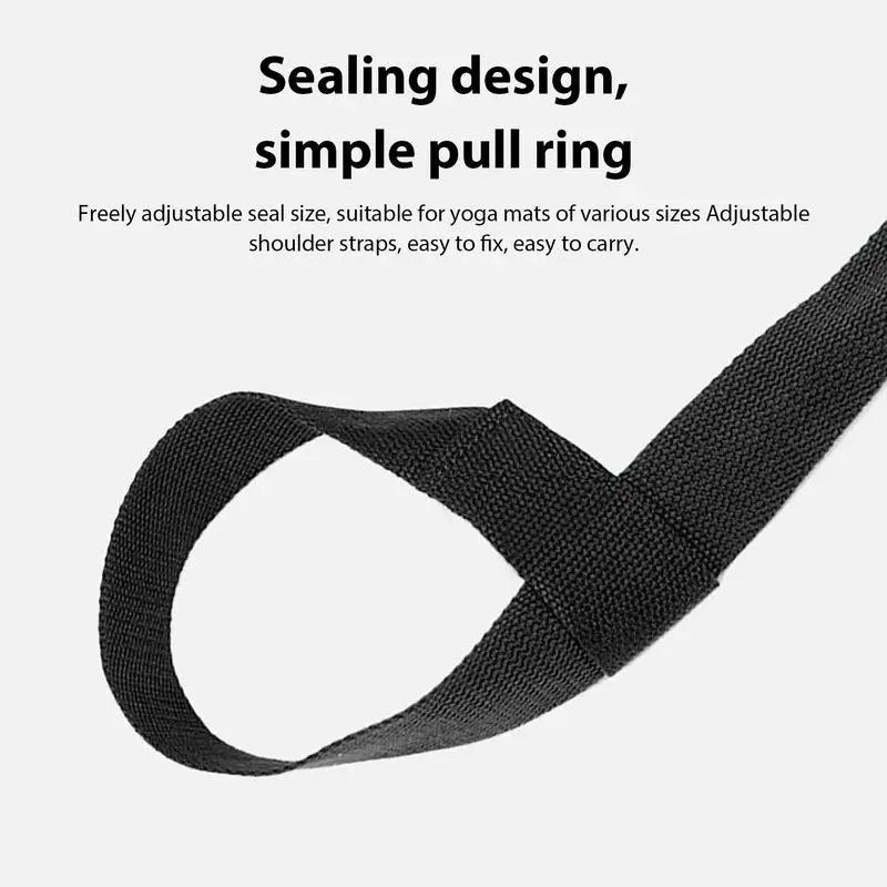djustable Yoga Mat Strap – Non-Slip Carrying Belt