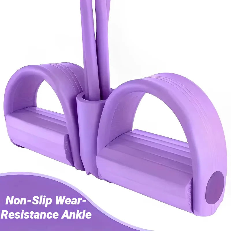Four-Tube Pedal Tensioner – Multi-Functional Home Fitness