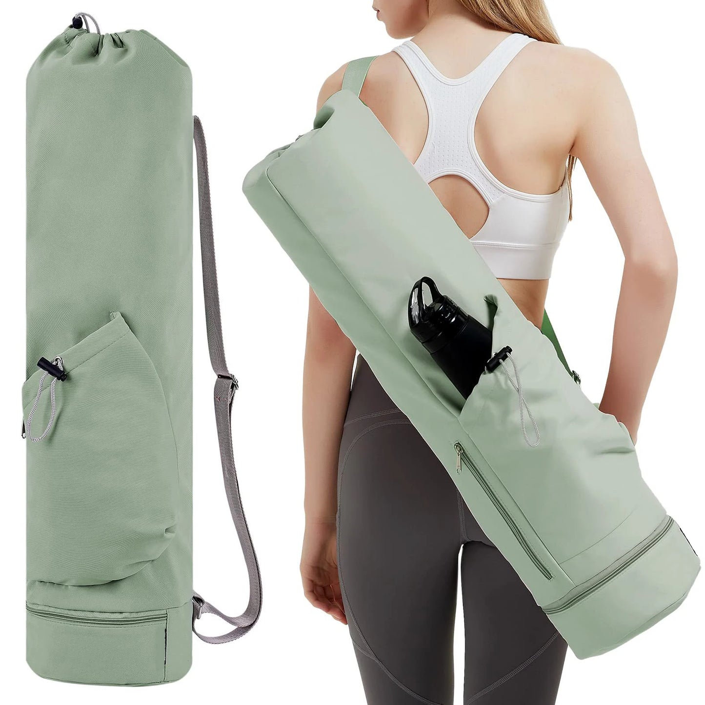 Yoga Mat Bag – Shoulder Strap with Water & Wet Pocket