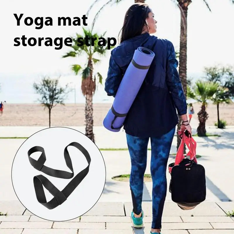 djustable Yoga Mat Strap – Non-Slip Carrying Belt