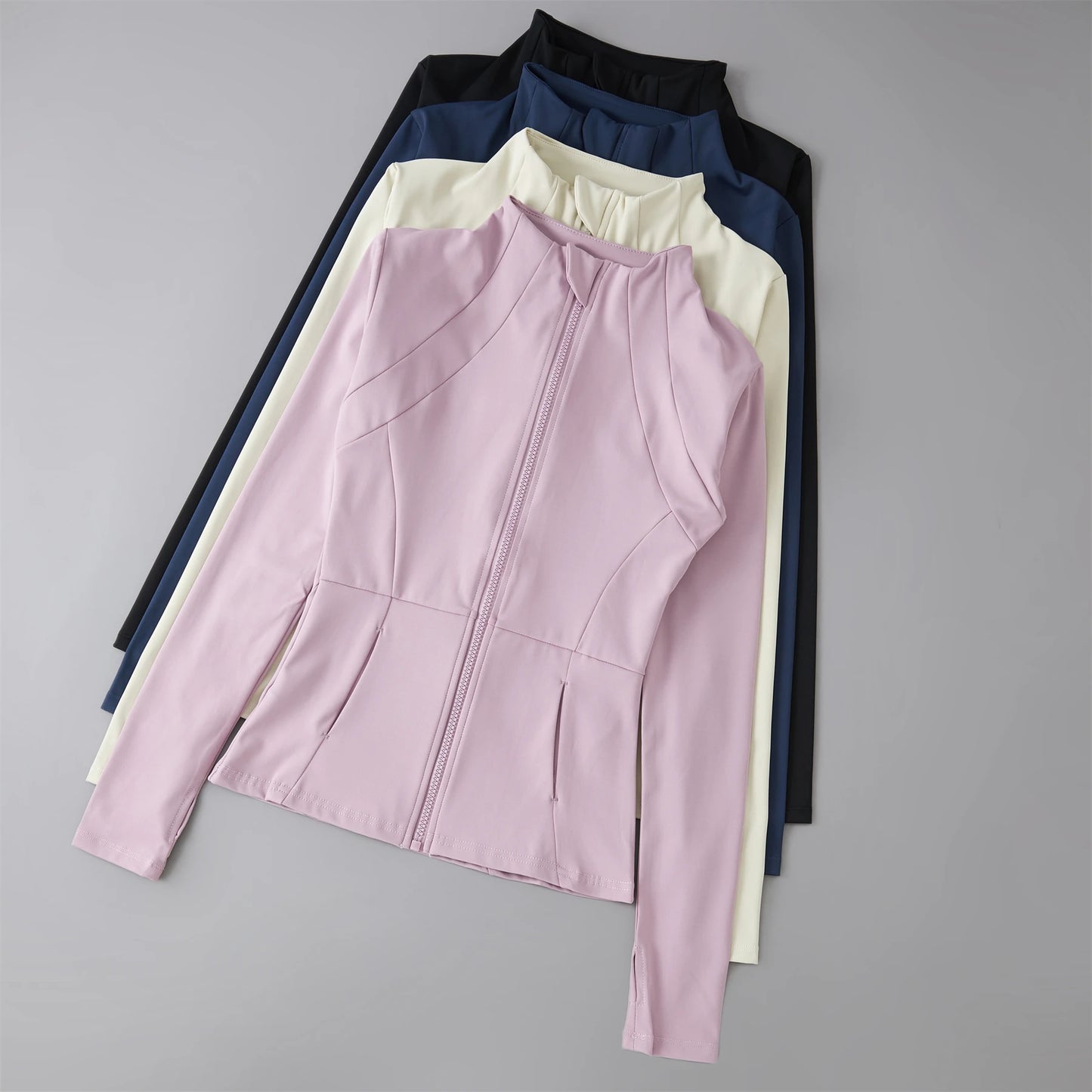 Women’s Sports Windbreaker – Long Sleeve Workout Top