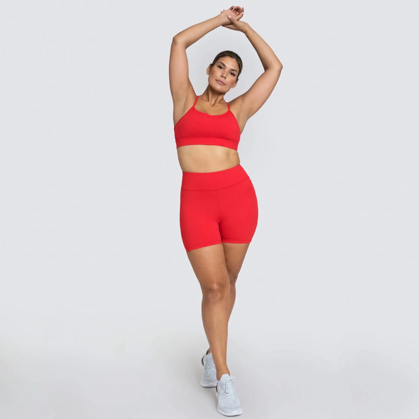 Women’s Yoga Set – Seamless Bra + Shorts Workout Outfit