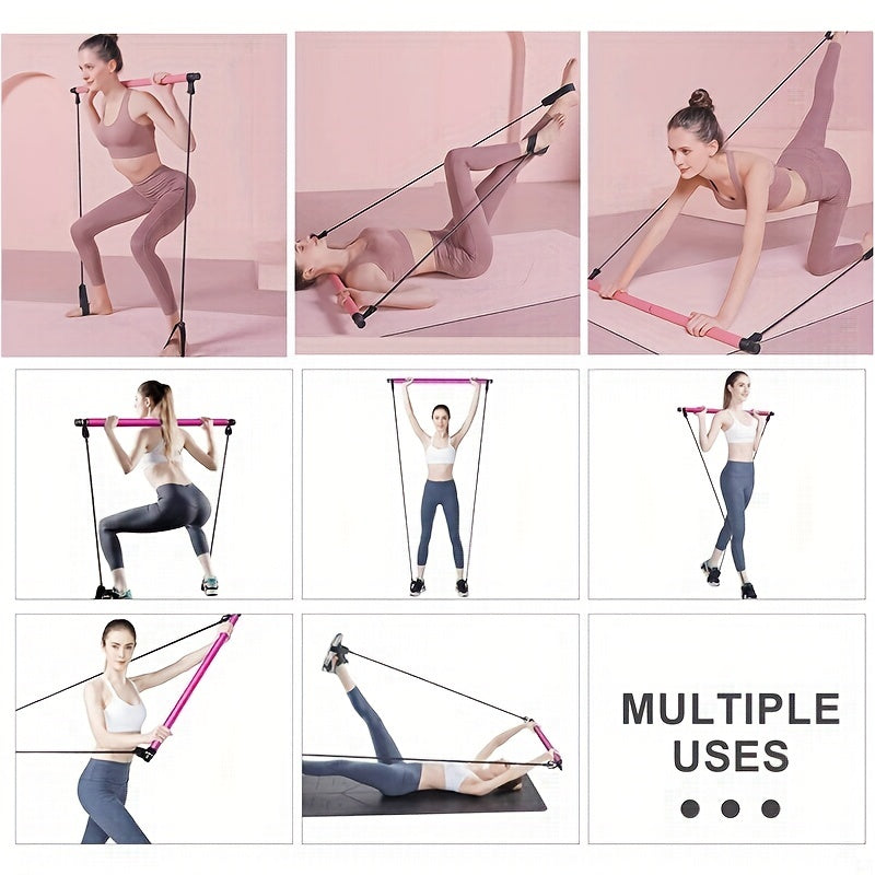 Multifunctional Pilates Bar – Full-Body Resistance Trainer