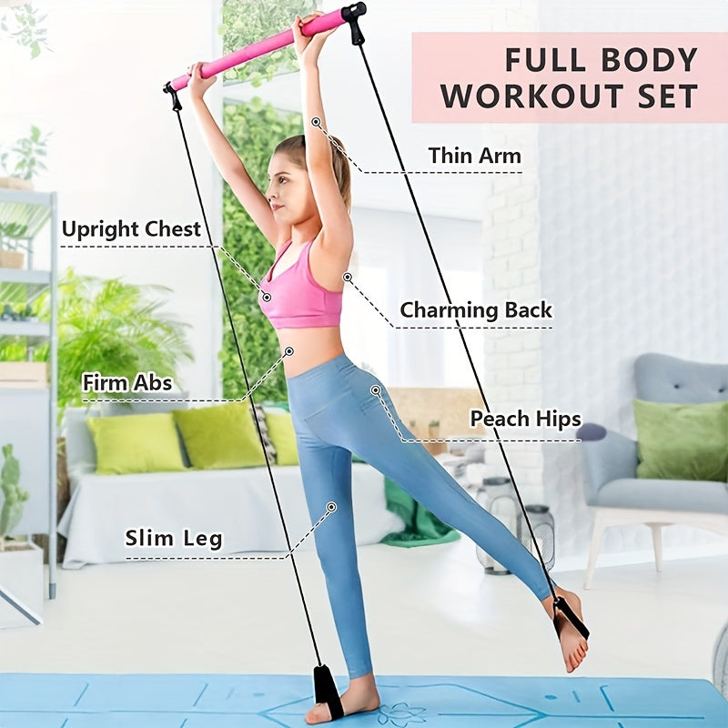 Multifunctional Pilates Bar – Full-Body Resistance Trainer