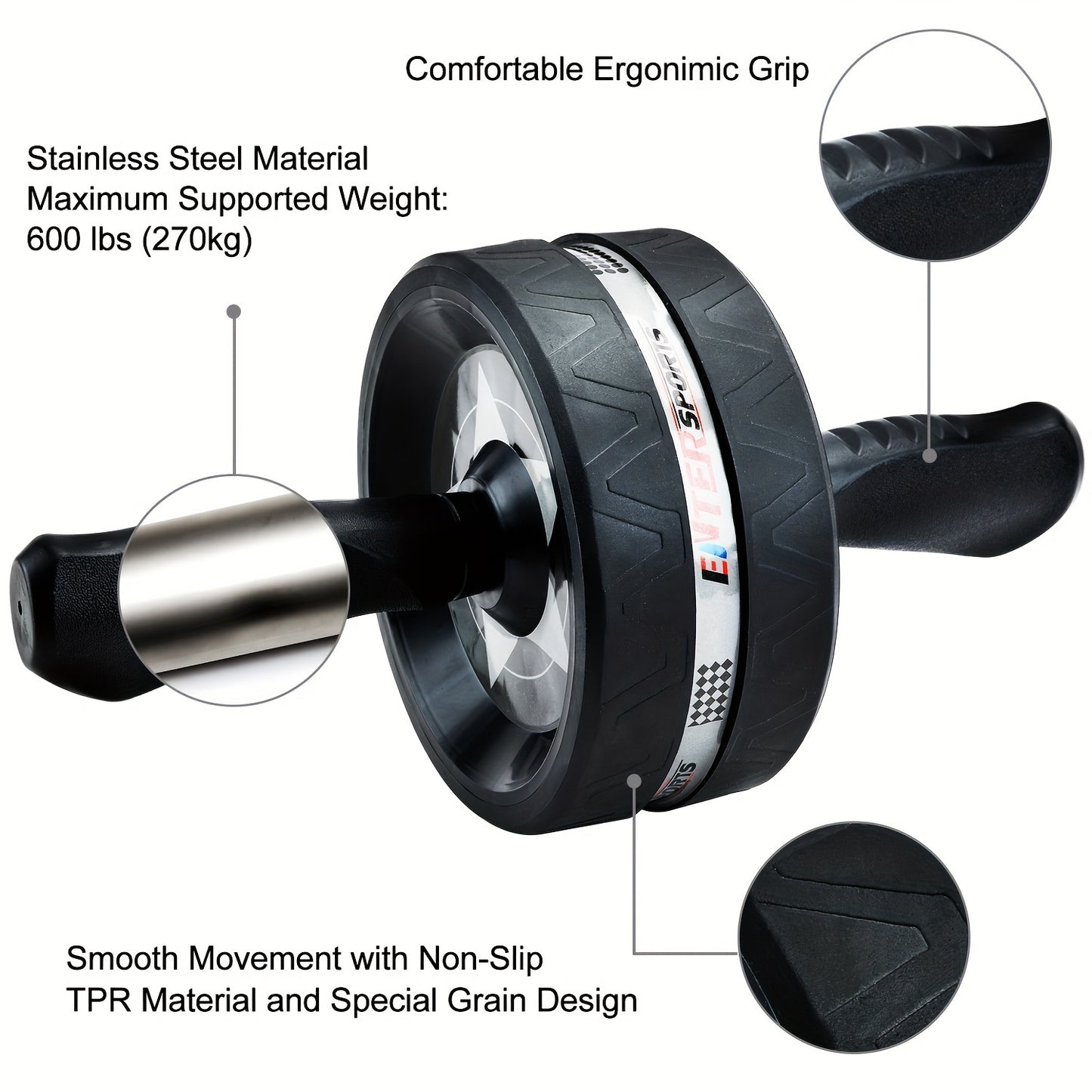 Abdominal Wheel – Tummy Tuck & Muscle Builder