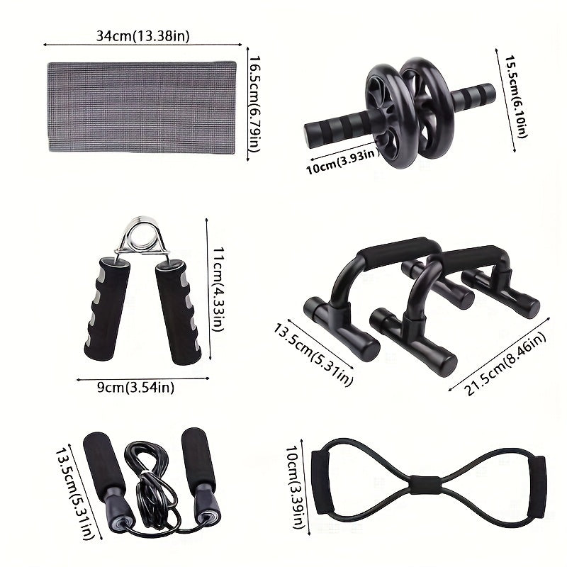 7-in-1 Ab Workout Kit – Complete Home & Gym Fitness Set