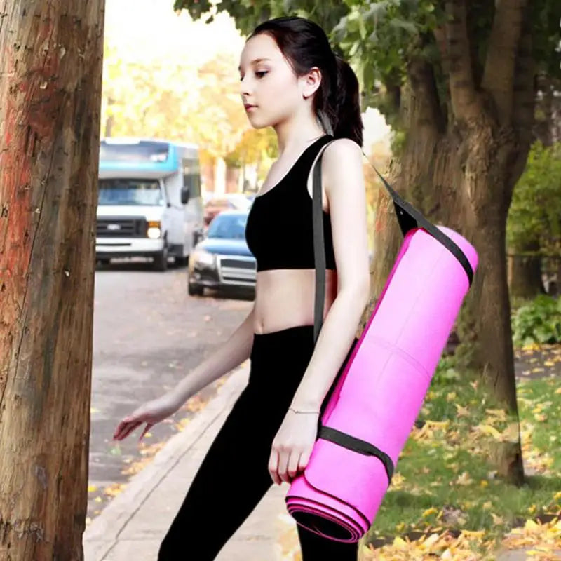 djustable Yoga Mat Strap – Non-Slip Carrying Belt