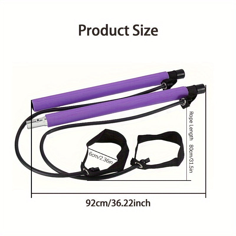 Multifunctional Pilates Bar – Full-Body Resistance Trainer